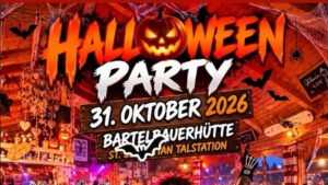 Halloween-Party in der Bartelbauerhütte