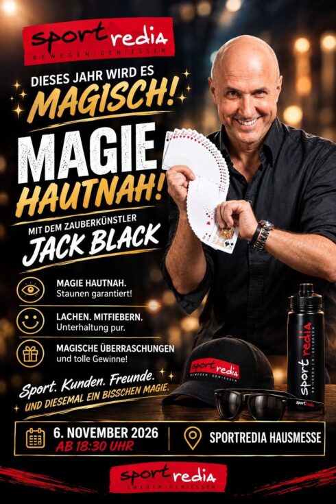Plakat Hausmesse 2026 - Sport Redia